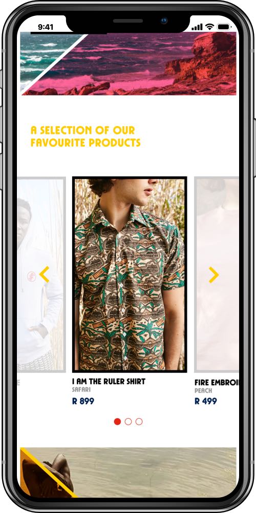Mami Wata mobile screen 2 - LinedUp - Shopify e-commerce