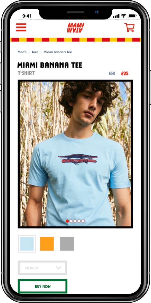 Mami Wata mobile screen 3 - LinedUp - Shopify e-commerce