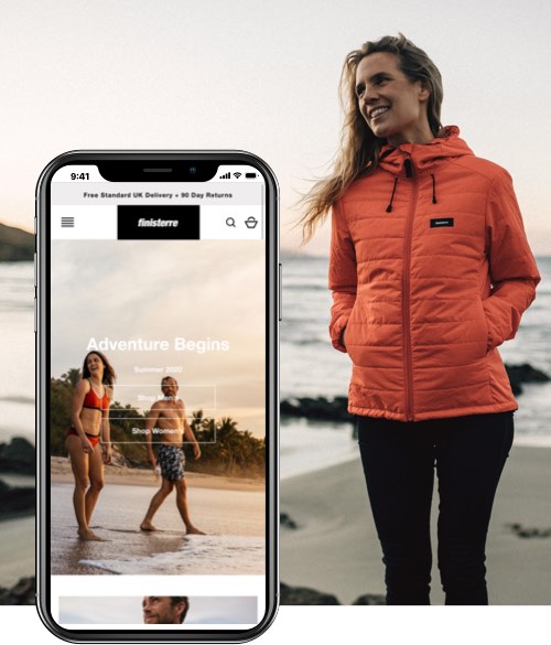 Finisterre - LinedUp - Shopify e-commerce