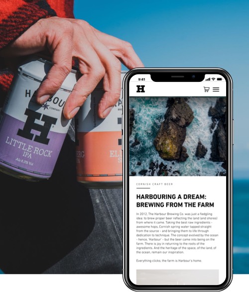 Harbour Brewing - LinedUp - Shopify e-commerce