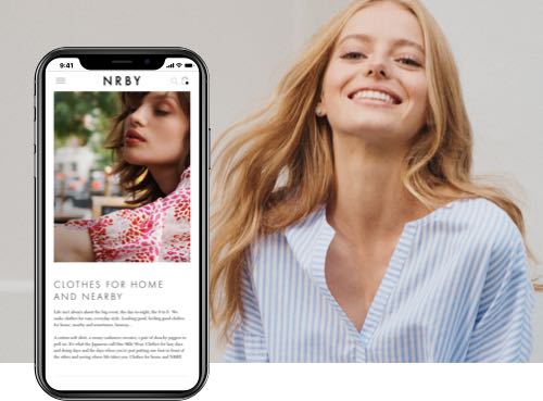 NRBY Clothing - LinedUp - Shopify e-commerce