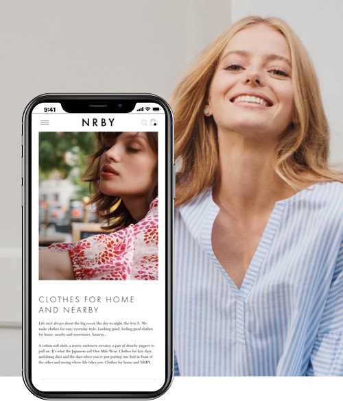 NRBY Clothing - LinedUp - Shopify e-commerce