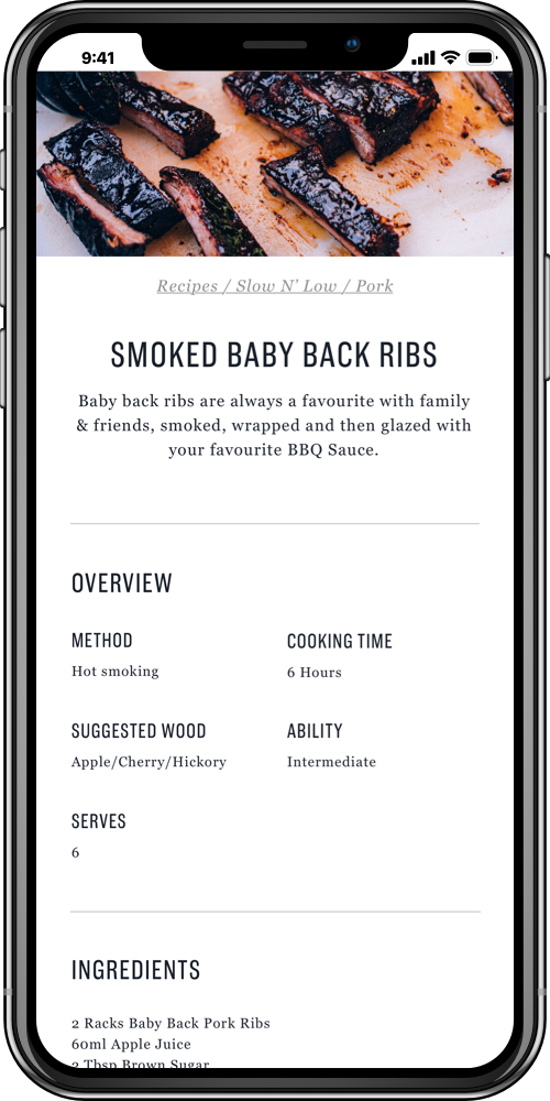 ProQ Smokers mobile screen 3 - LinedUp - Shopify e-commerce