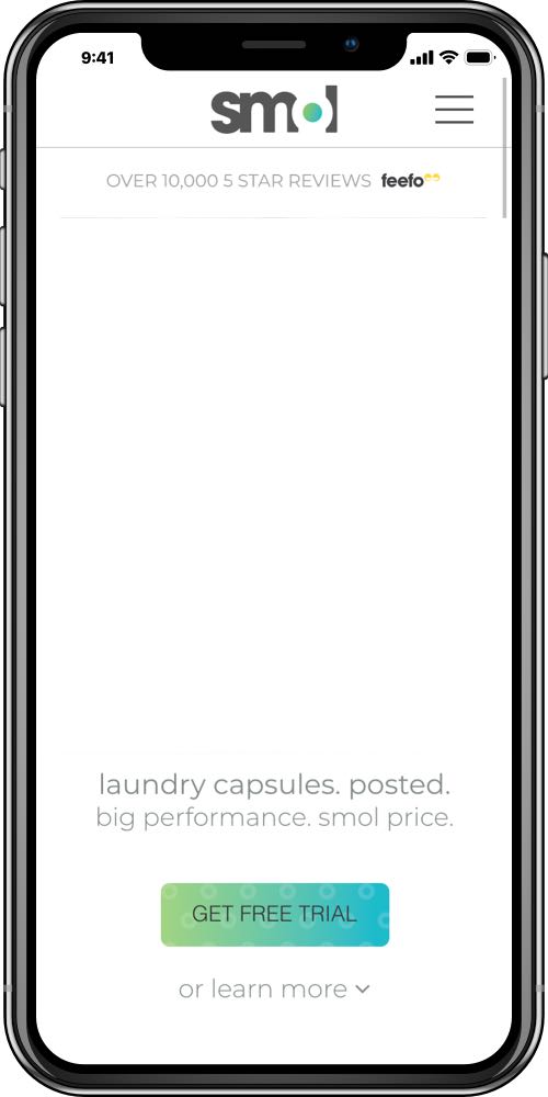 Smol mobile screen 2 - LinedUp - Shopify / Recharge subscription